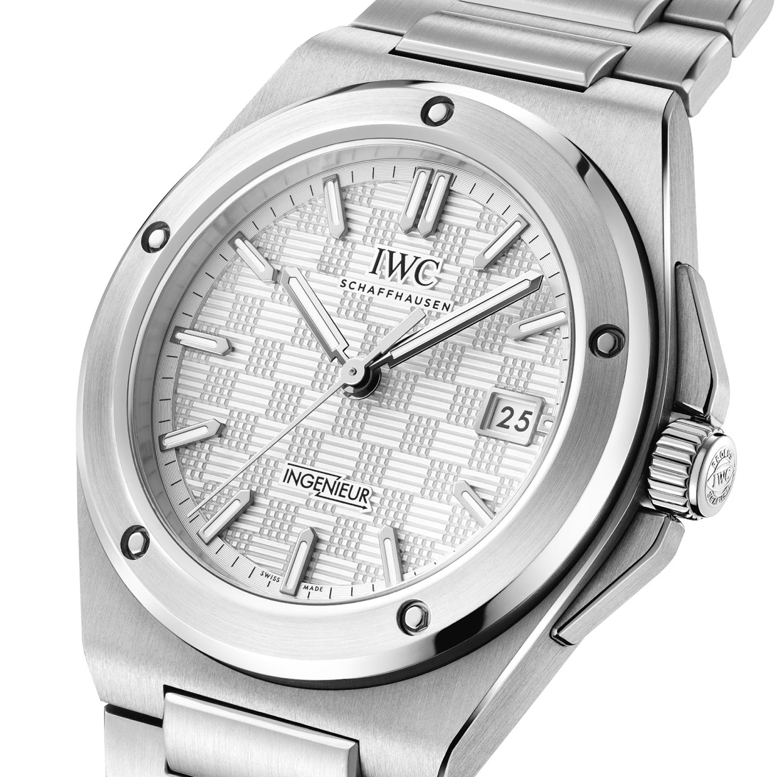 IWC Ingenieur Automatic 40mm Mens Watch Silver