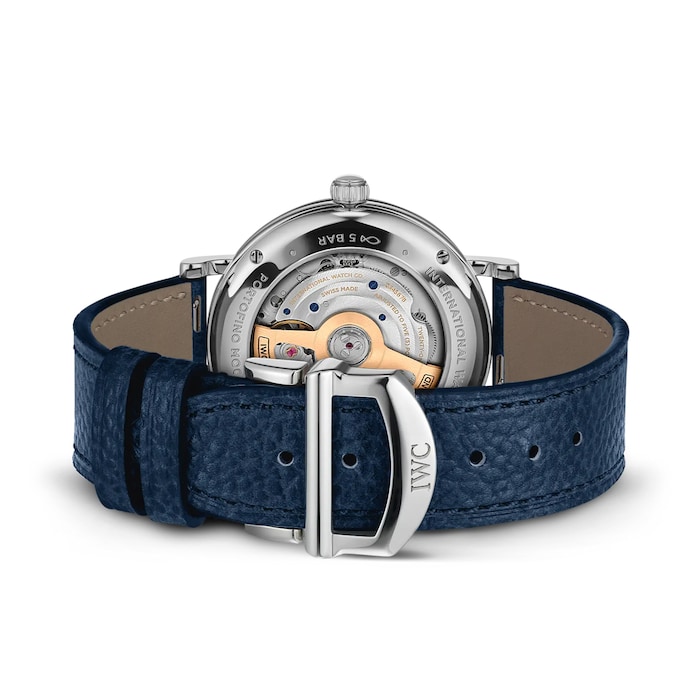 IWC Portofino Automatic Moon Phase 37mm Ladies Watch Silver
