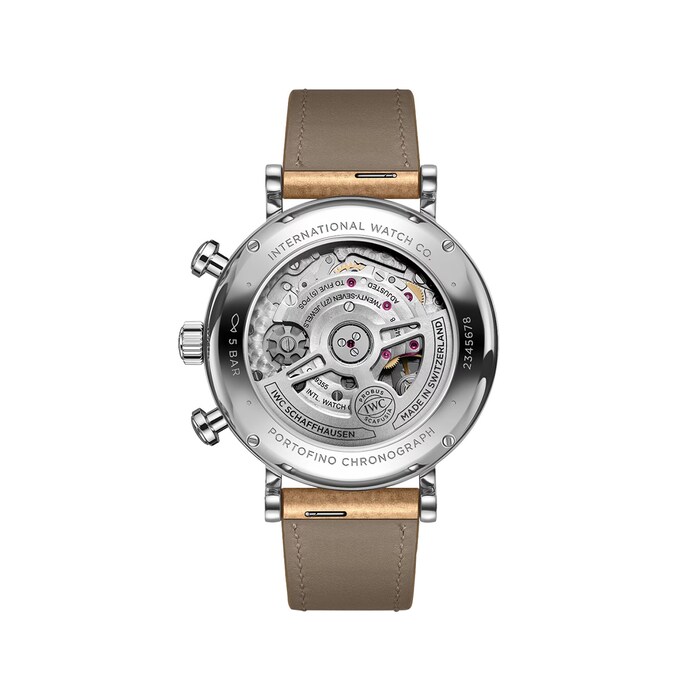 IWC Portofino Chronograph 39mm Ladies Watch Silver