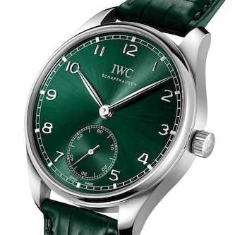 IWC Portugieser Automatic 40mm Mens Watch Green IWC Portugieser Automatic 40mm Mens Watch Green