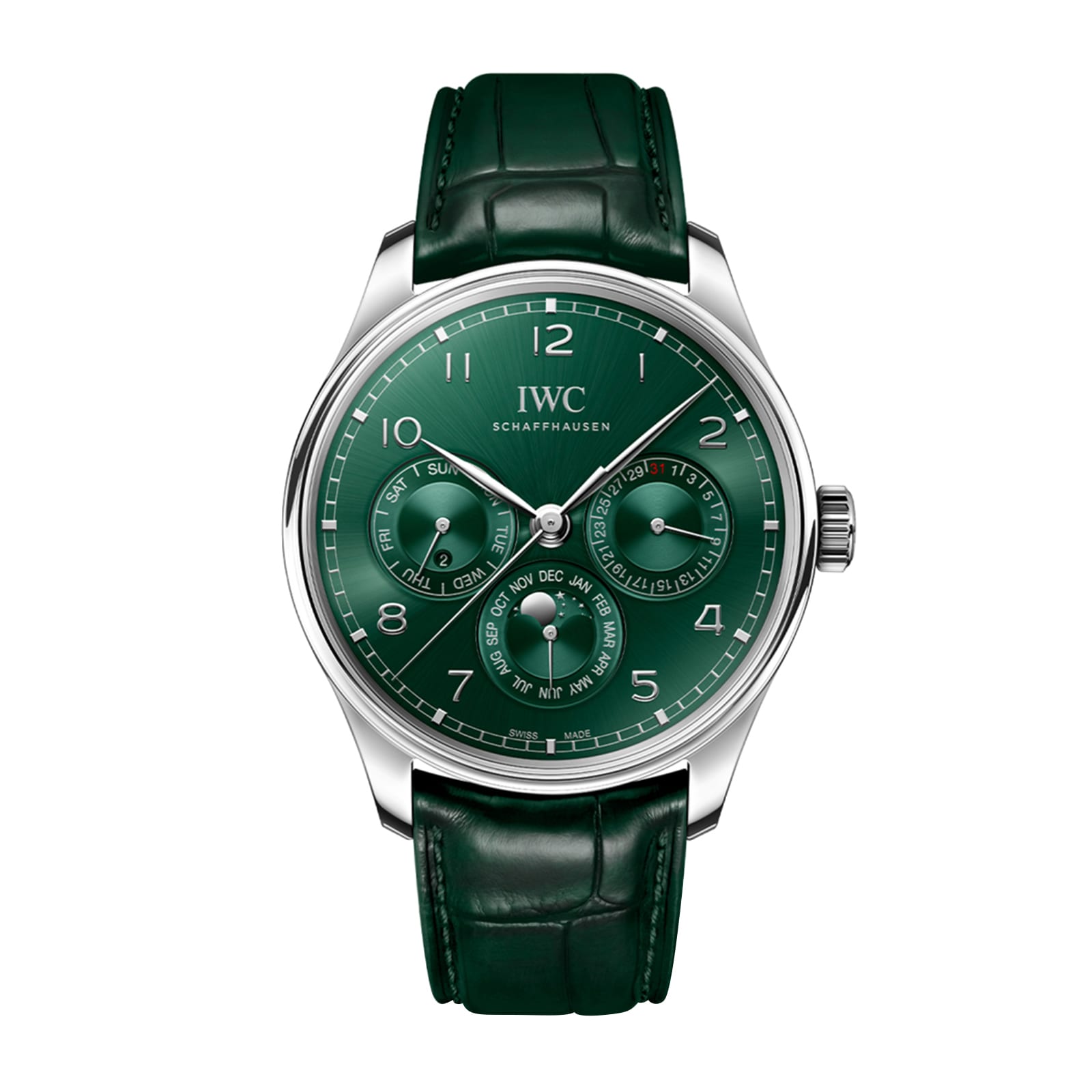 IWC Portugieser Automatic 42mm Mens Watch Green