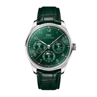 IWC Portugieser Automatic 42mm Mens Watch Green IWC Portugieser Automatic 42mm Mens Watch Green