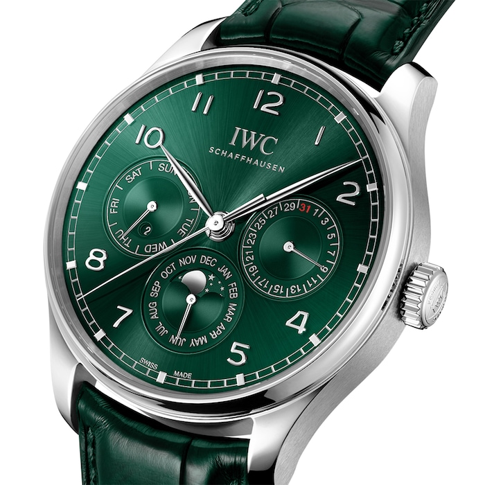 IWC Portugieser Automatic 42mm Mens Watch Green