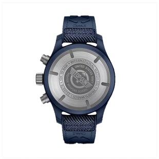 IWC Pilot Chronograph 41 Top Gun Oceana 42mm Mens Watch Blue