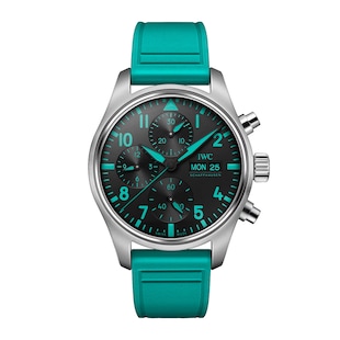 IWC Pilot Chronograph Mercedes - AMG Petronas Formula One Team 41mm Mens Watch Black