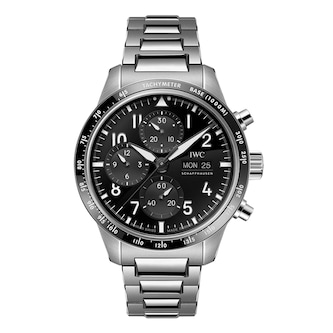 IWC Pilot Performance Chronograph 41mm AMG Mens Watch Black Titanium IWC Pilot Performance Chronograph 41mm AMG Mens Watch Black Titanium