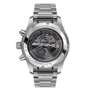 IWC Pilot Performance Chronograph 41mm AMG Mens Watch Black Titanium