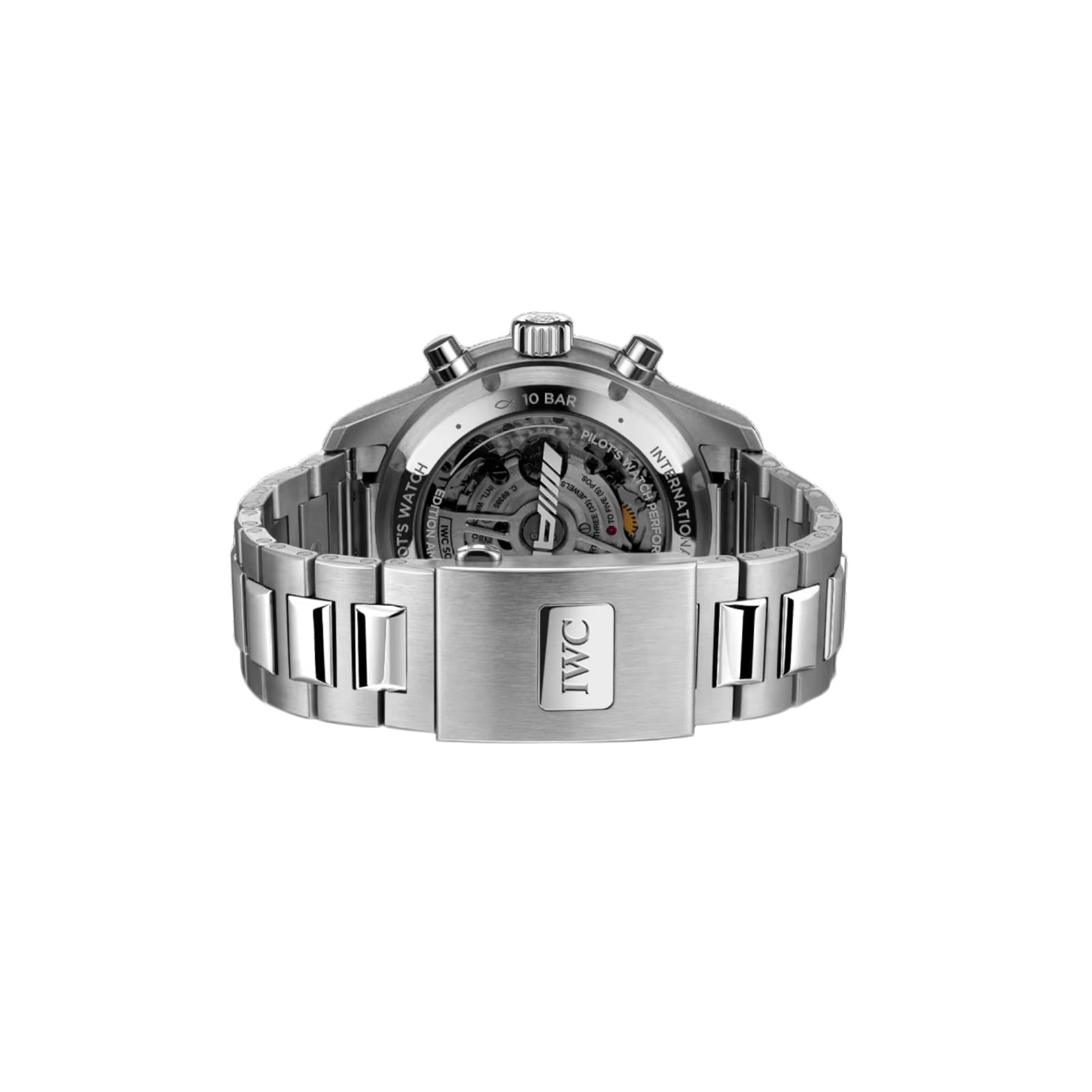 IWC Pilot Performance Chronograph 41mm AMG Mens Watch Black Titanium IWC Pilot Performance Chronograph 41mm AMG Mens Watch Black Titanium