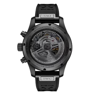IWC Pilot Performance Chronograph 41mm Mercedes AMG Petronas Formula OneTM Team Mens Watch Black Rubber