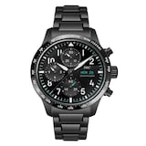 IWC Pilot Performance Chronograph 41mm Mercedes AMG Petronas Formula One Team Mens Watch Black