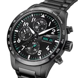 IWC Pilot Performance Chronograph 41mm Mercedes AMG Petronas Formula One Team Mens Watch Black