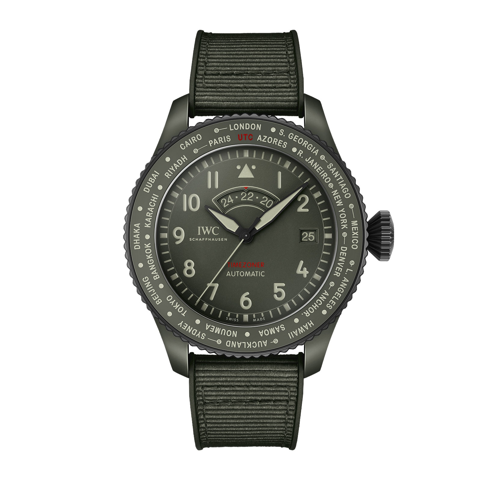 IWC Pilot's Watch Timezoner Top Gun Woodland 46mm
