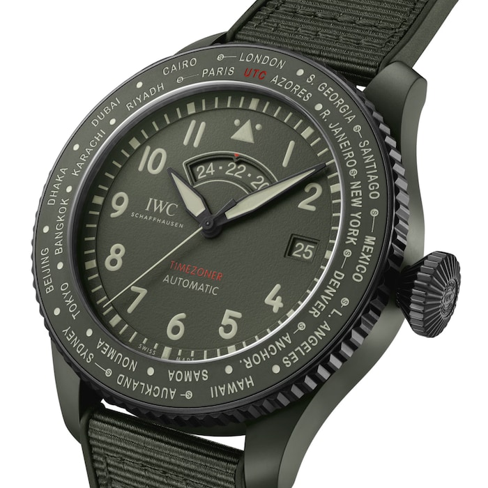IWC Pilot's Watch Timezoner Top Gun Woodland 46mm