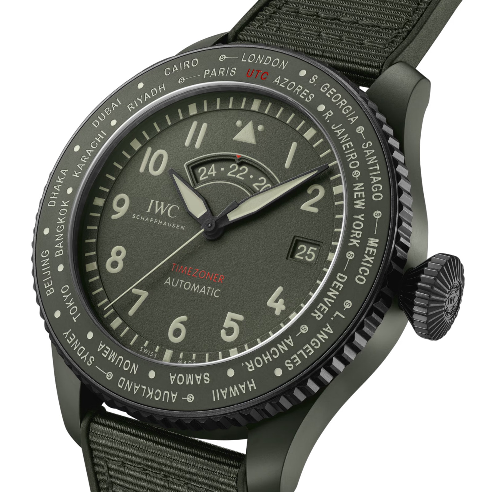IWC Pilot's Watch Timezoner Top Gun Woodland 46mm