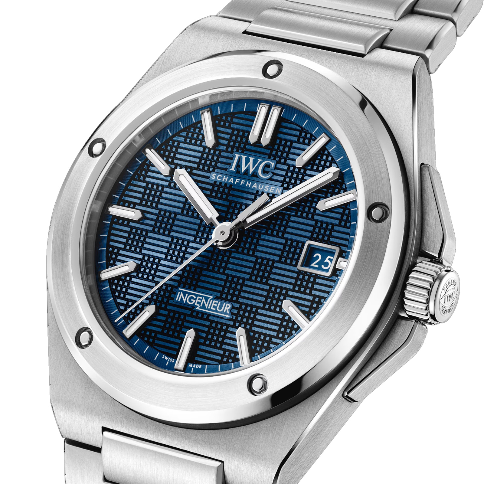 IWC Ingenieur Automatic 40mm Mens Watch Blue IWC Ingenieur Automatic 40mm Mens Watch Blue
