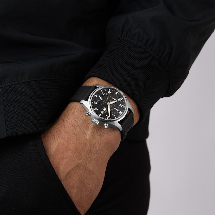 IWC Pilot's Chronograph 43mm APXGP Mens Watch Black