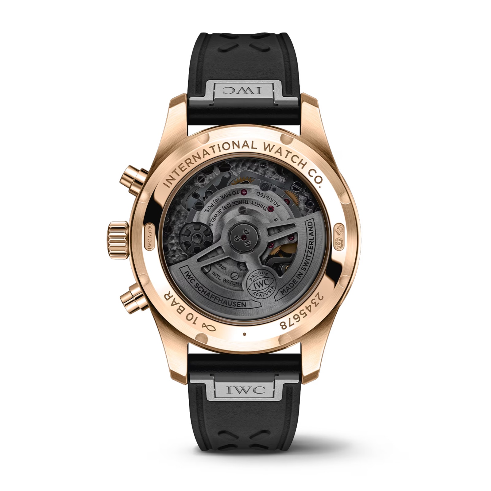 IWC Pilot's Performance Chronograph 41mm Mens Watch Black Rubber IWC Pilot's Performance Chronograph 41mm Mens Watch Black Rubber