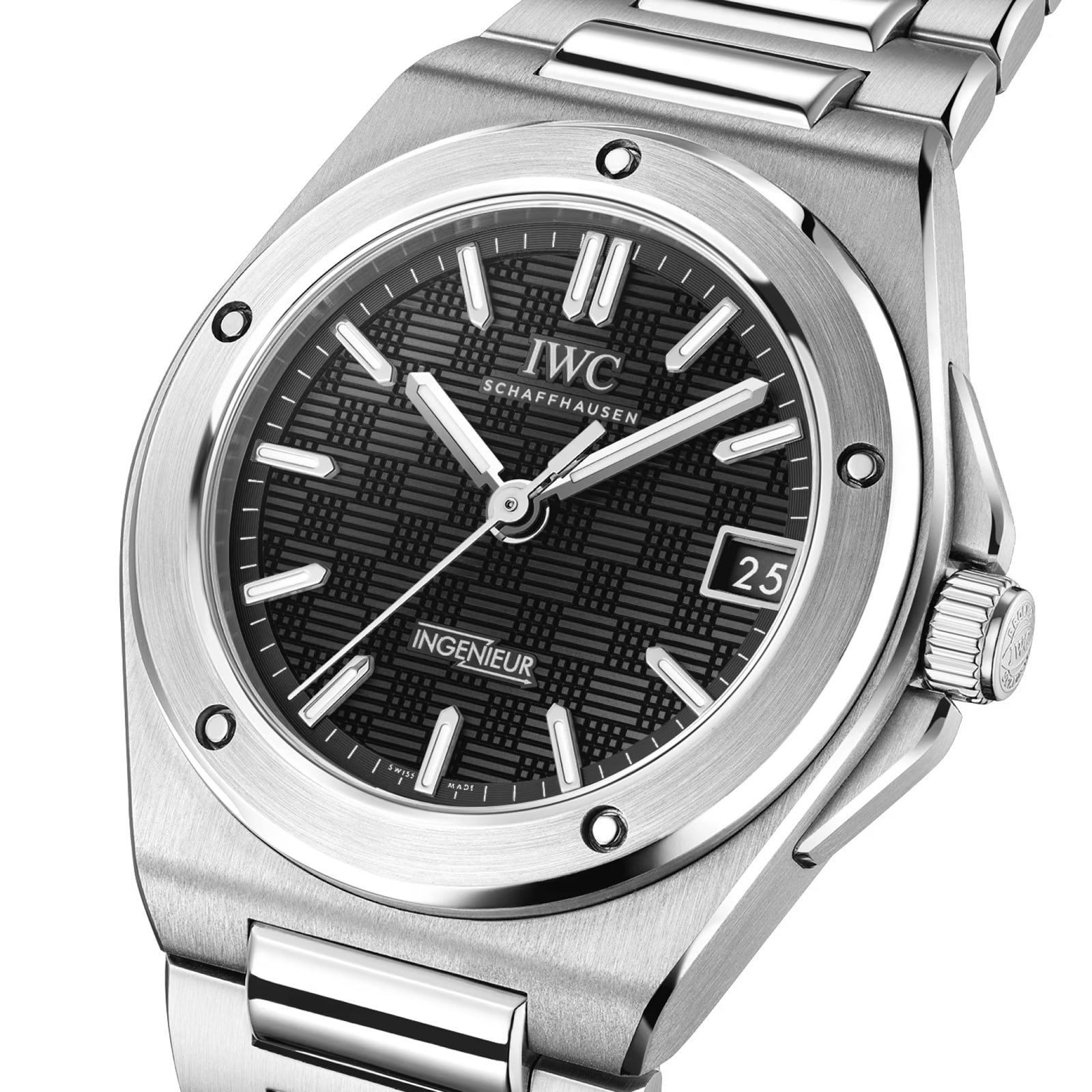 IWC Ingenieur Automatic 35mm Ladies Watch Black IWC Ingenieur Automatic 35mm Ladies Watch Black