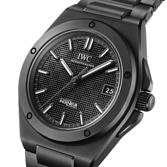IWC Ingenieur Automatic 42mm Mens Watch Black IWC Ingenieur Automatic 42mm Mens Watch Black