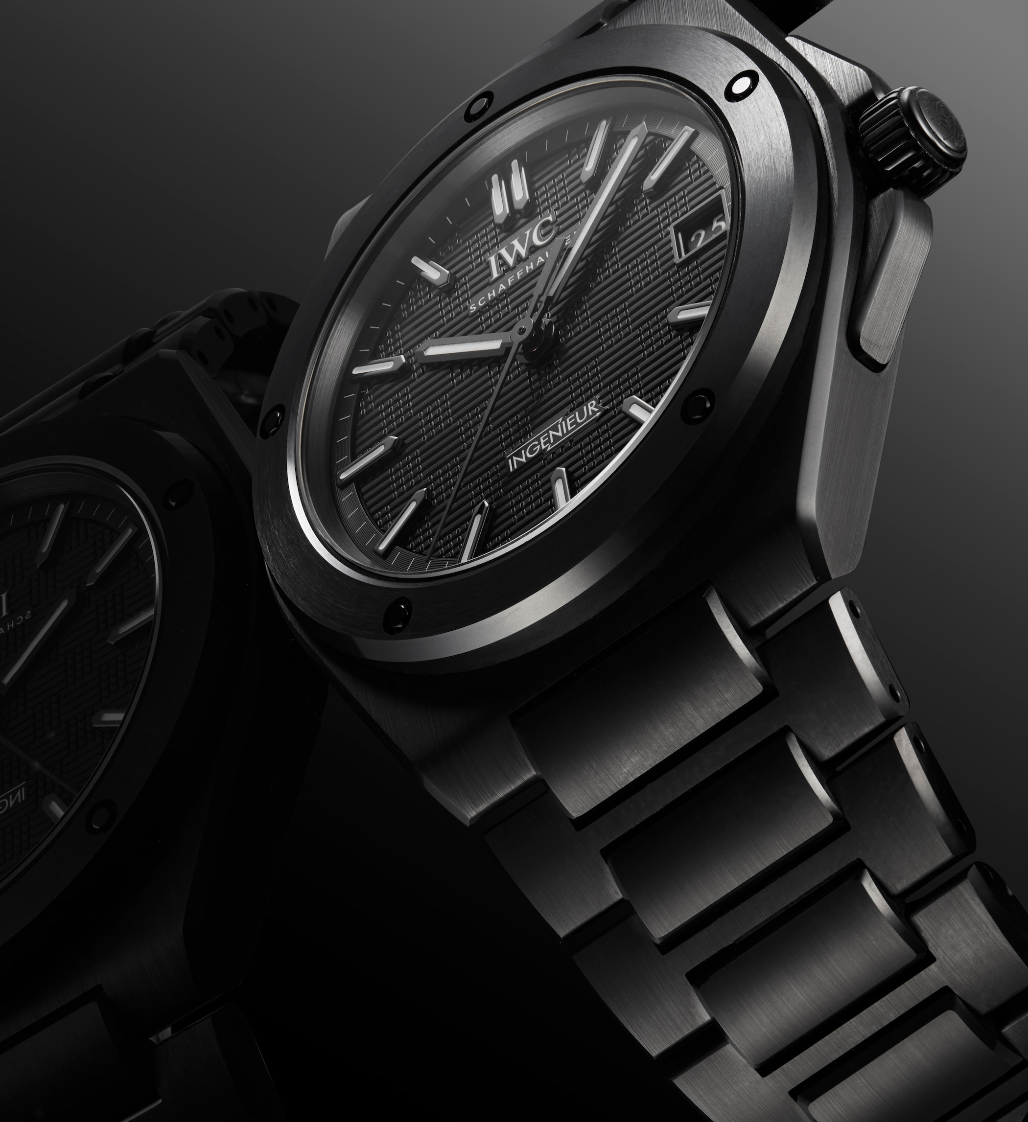 IWC Ingenieur Automatic 42mm Mens Watch Black