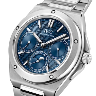 IWC Ingenieur Perpetual Calendar 41mm MensWatch Blue