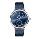 IWC Portofino Automatic Pointer Date Laureus 39mm Mens Watch Blue