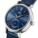 IWC Portofino Automatic Pointer Date Laureus 39mm Mens Watch Blue