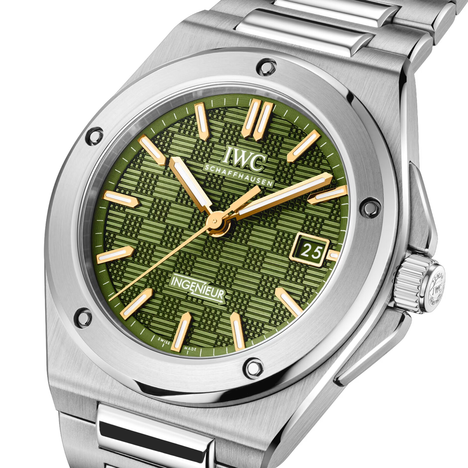 IWC Ingenieur Automatic 40mm Mens Watch Green