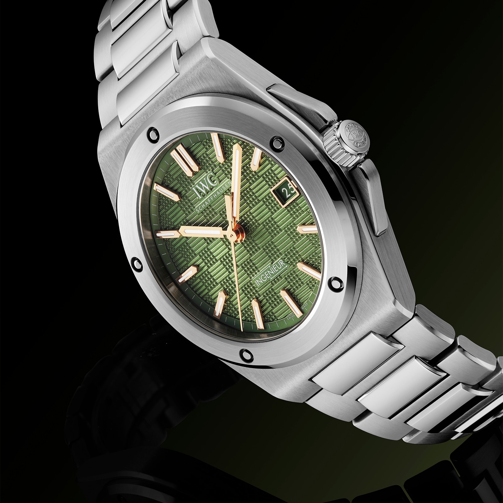 IWC Ingenieur Automatic 40mm Mens Watch Green