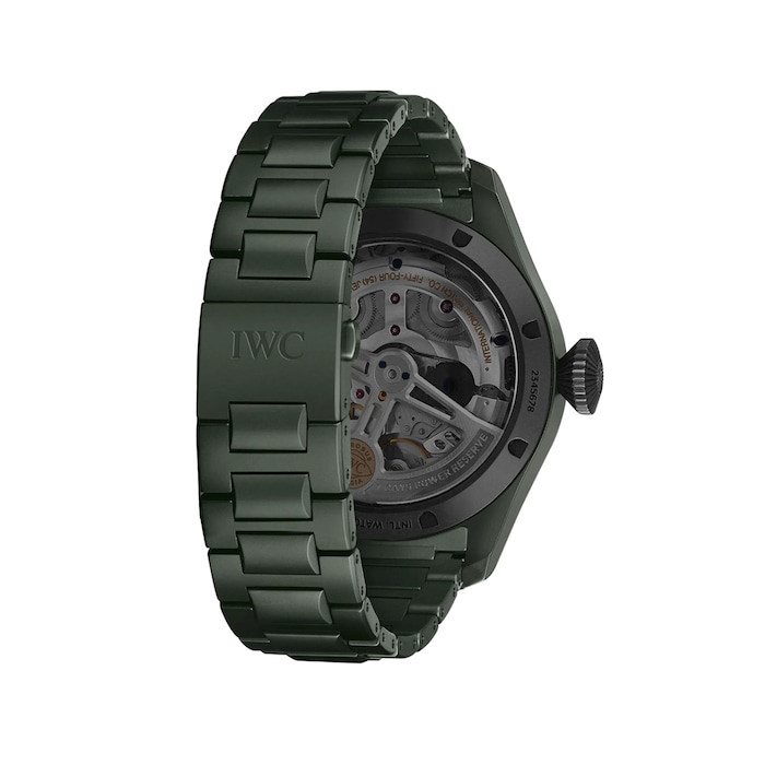 IWC Big Pilot's Perpetual Calendar TOP GUN Woodland 46.5mm Mens Watch Green