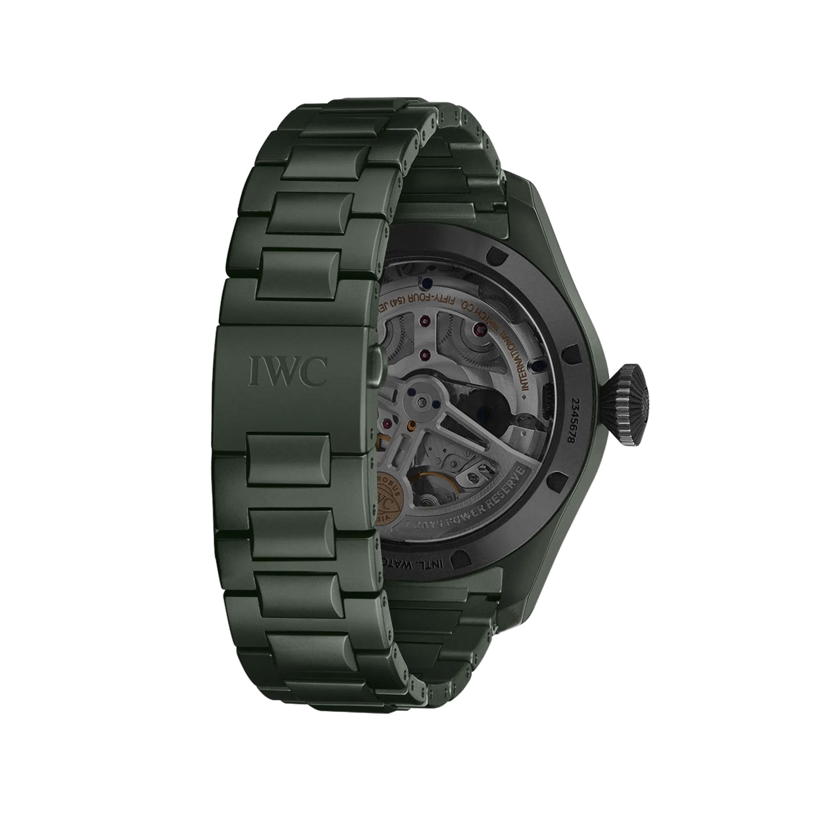 IWC Big Pilot's Perpetual Calendar TOP GUN Woodland 46.5mm Mens Watch Green