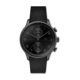 IWC Portugieser Chronograph Ceratanium 41mm Limited Edition Mens Watch Black