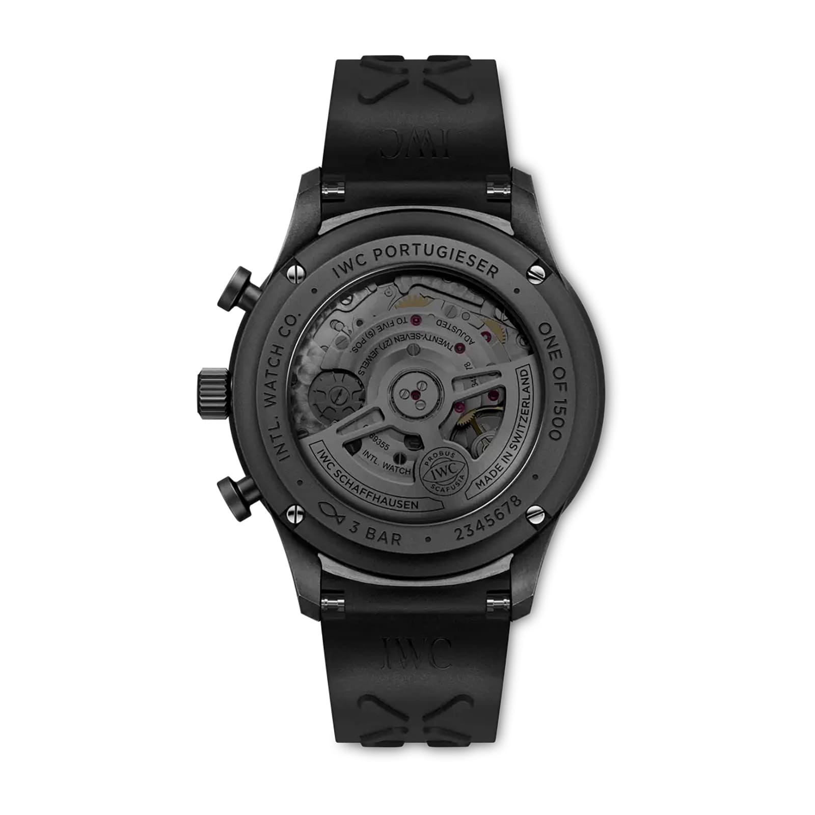 IWC Portugieser Chronograph Ceratanium 41mm Limited Edition Mens Watch Black IWC Portugieser Chronograph Ceratanium 41mm Limited Edition Mens Watch Black