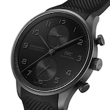 IWC Portugieser Chronograph Ceratanium 41mm Limited Edition Mens Watch Black