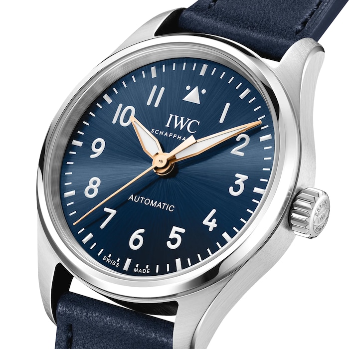 IWC Pilot Automatic Le Petit Prince 36mm Mens Watch Blue