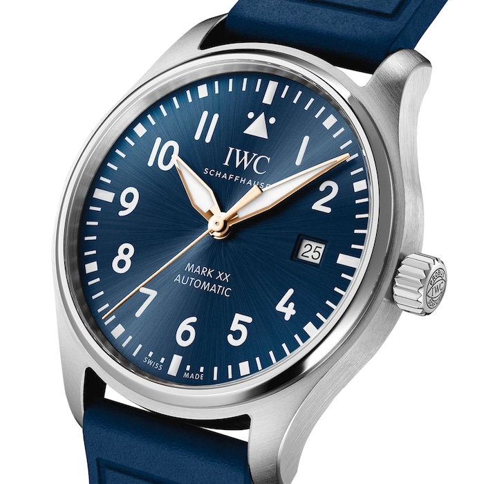 IWC Pilot Mark XX Le Petit Prince 40mm Mens Watch Blue