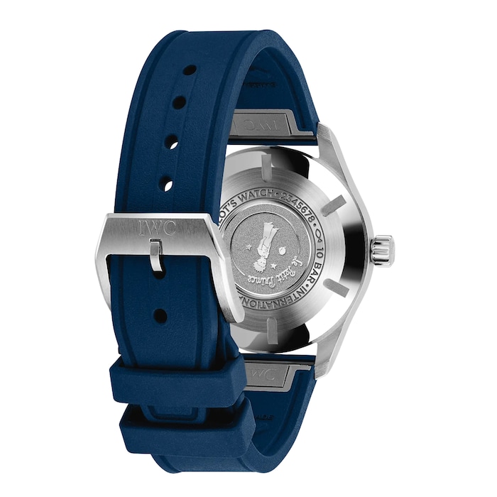 IWC Pilot Mark XX Le Petit Prince 40mm Mens Watch Blue