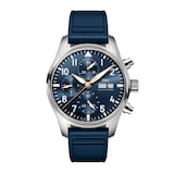 IWC Pilot Chronograph Le Petit Prince 41mm Mens Watch Blue