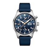 IWC Pilot Chronograph Le Petit Prince 43mm Mens Watch Blue
