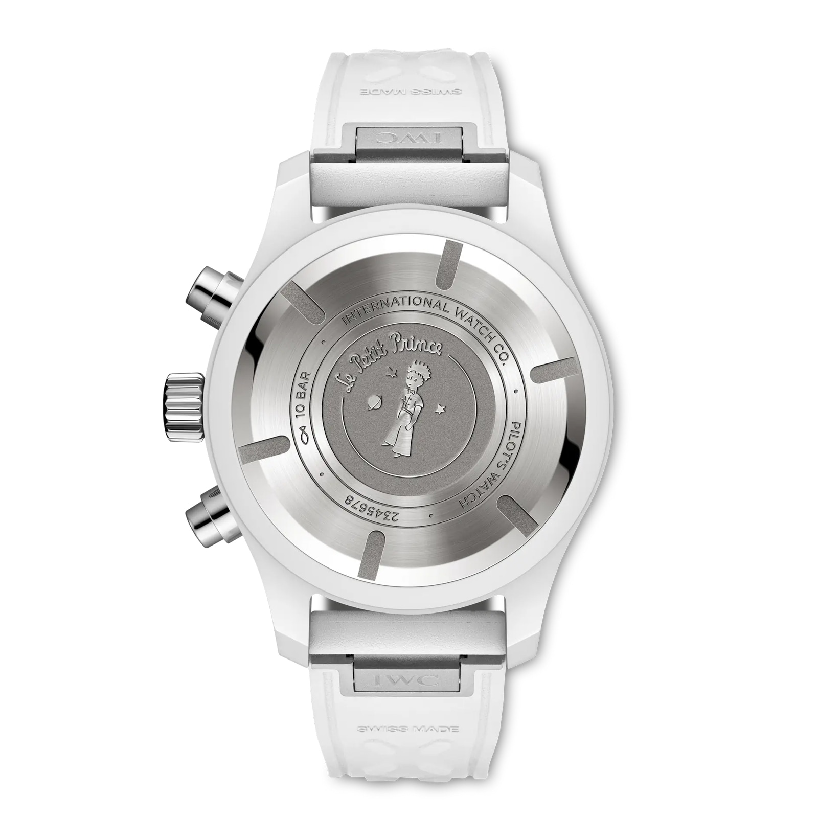 IWC Pilot Chronograph Le Petit Prince 41mm Mens Watch Blue