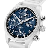 IWC Pilot Chronograph Le Petit Prince 41mm Mens Watch Blue