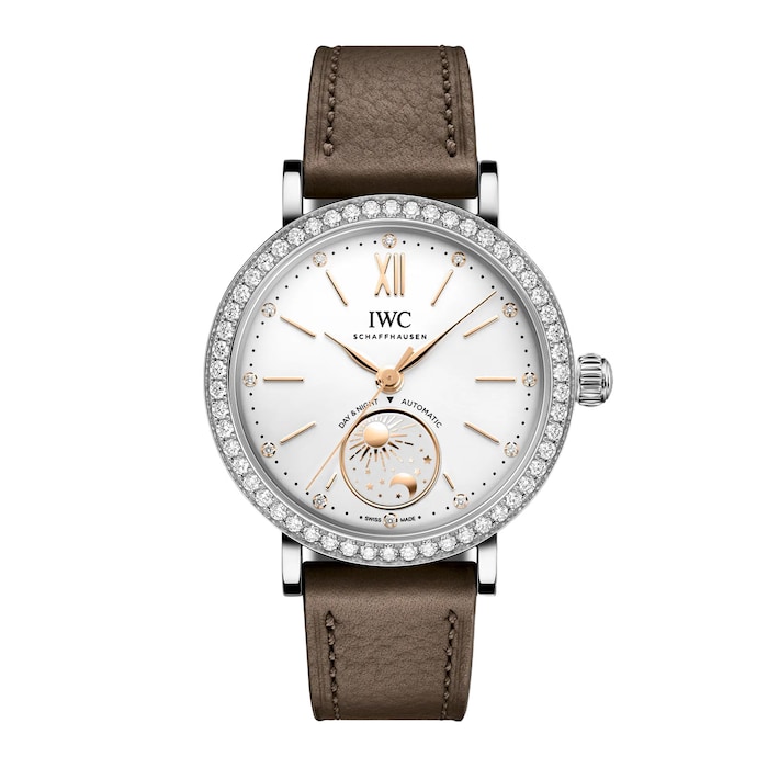 IWC Portofino Automatic Day & Night Le Petit Prince 34mm Ladies Watch White