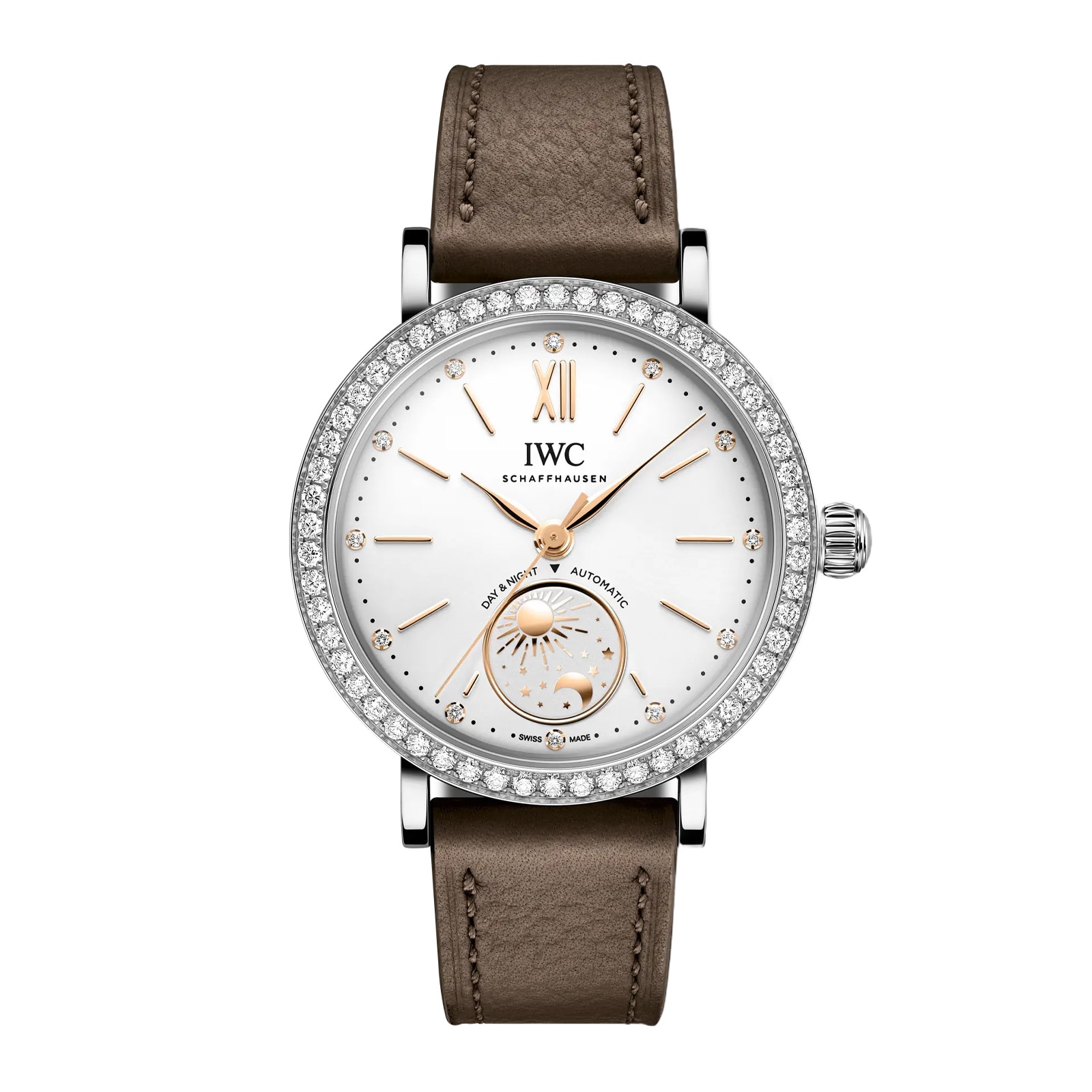 IWC Portofino Automatic Day & Night Le Petit Prince 34mm Ladies Watch White