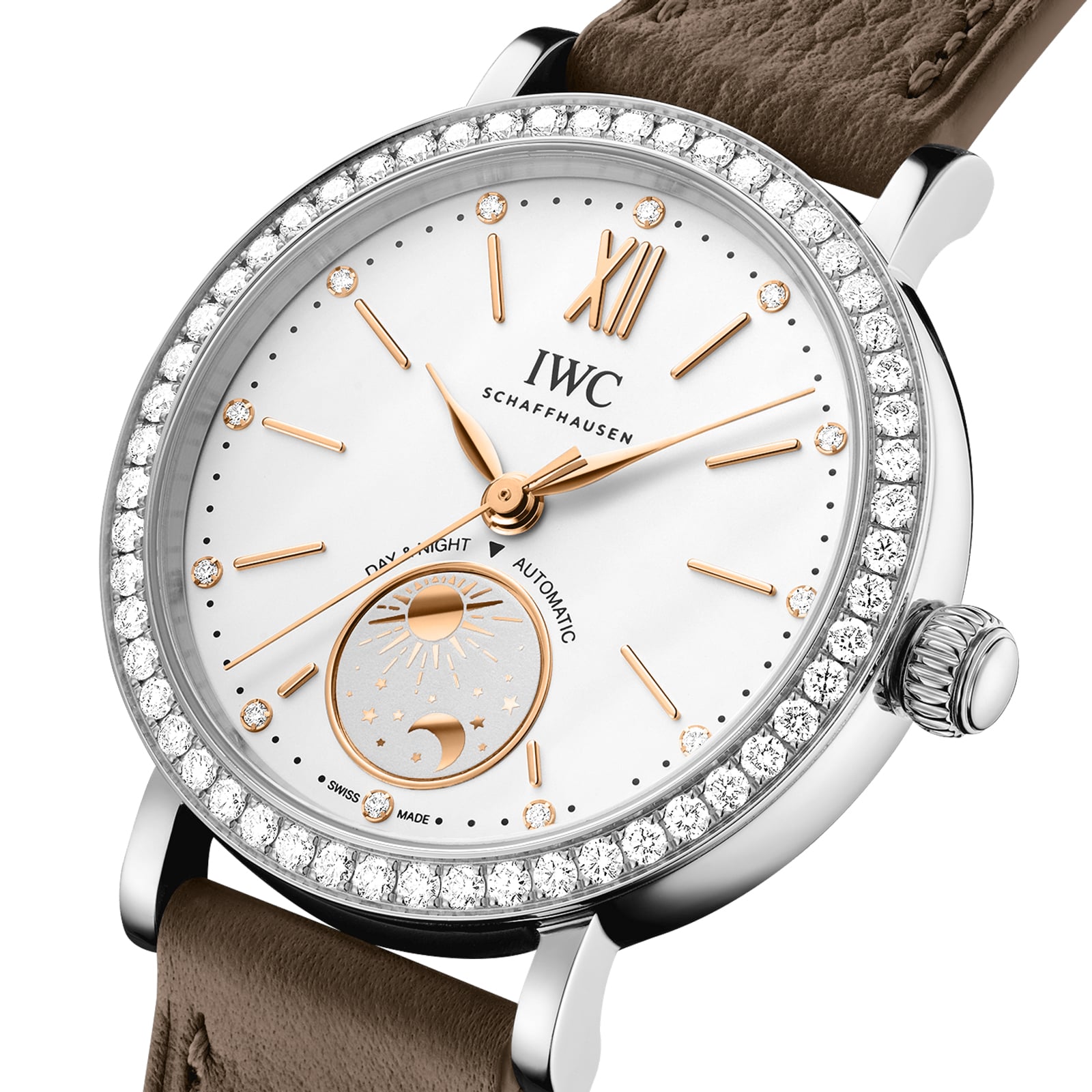 IWC Portofino Automatic Day & Night Le Petit Prince 34mm Ladies Watch White