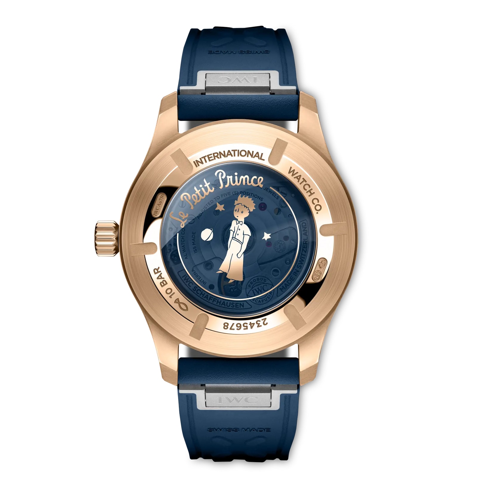 IWC Pilot Mark XX Le Petit Prince 40mm Mens Watch 18k Rose Gold