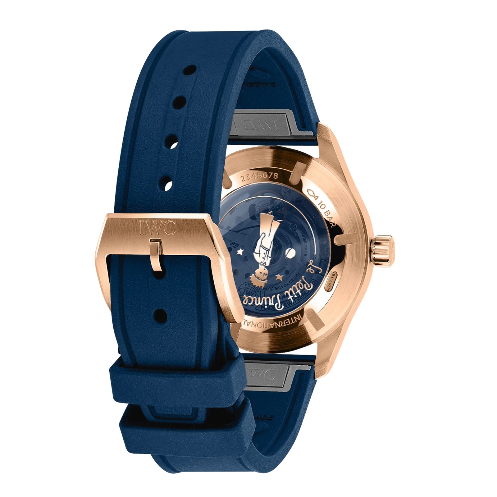 IWC Pilot Mark XX Le Petit Prince 40mm Mens Watch 18k Rose Gold