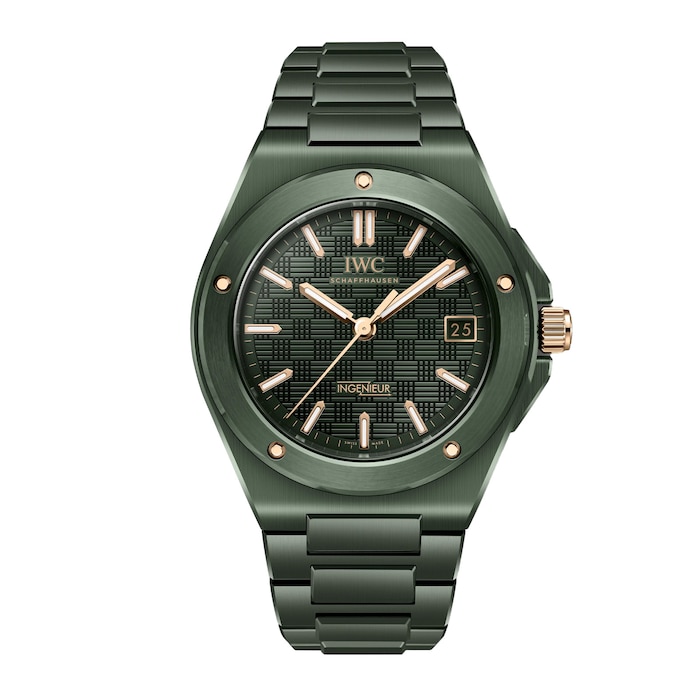 IWC Ingenieur Automatic 42mm Mens Watch Green