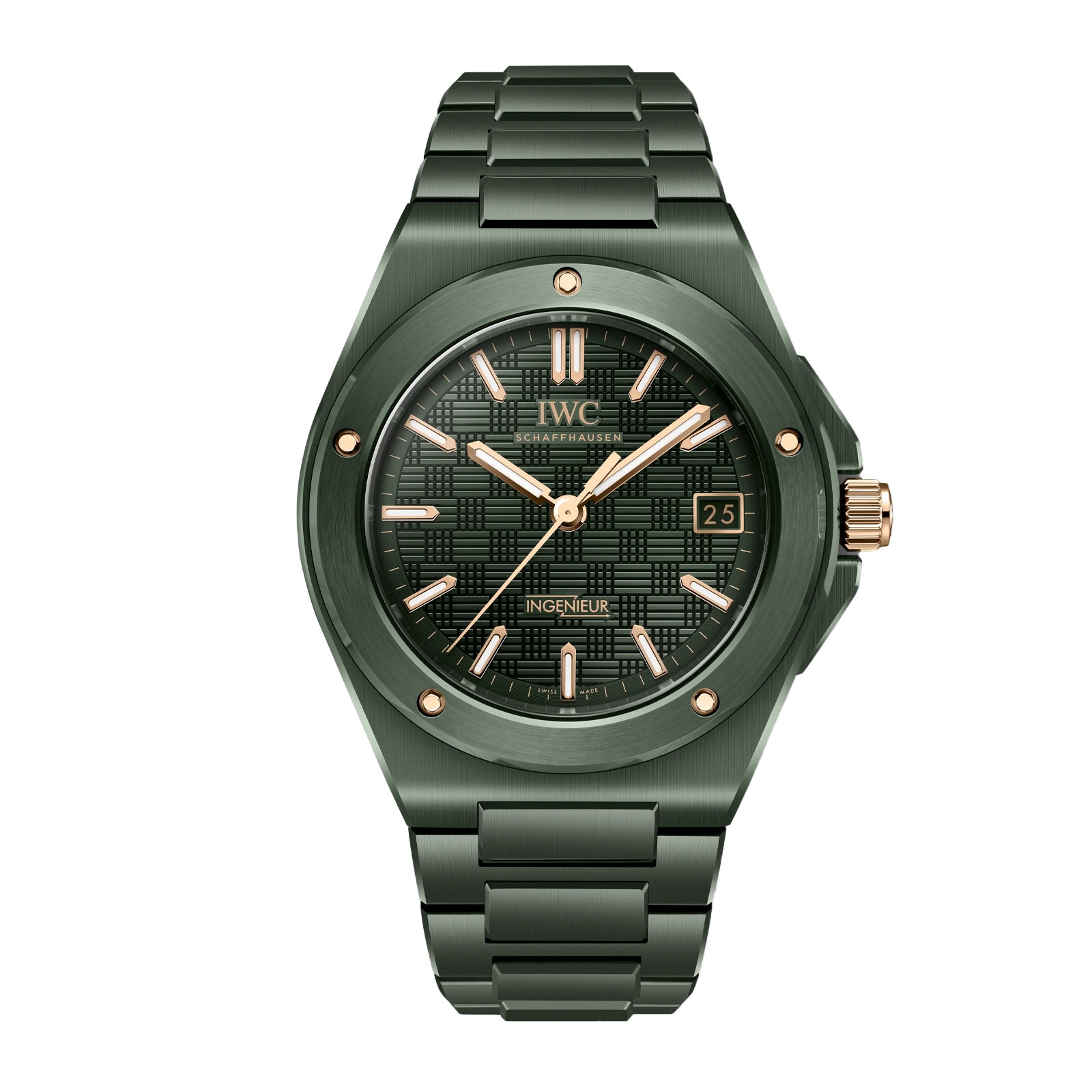 IWC Ingenieur Automatic 42mm Mens Watch Green