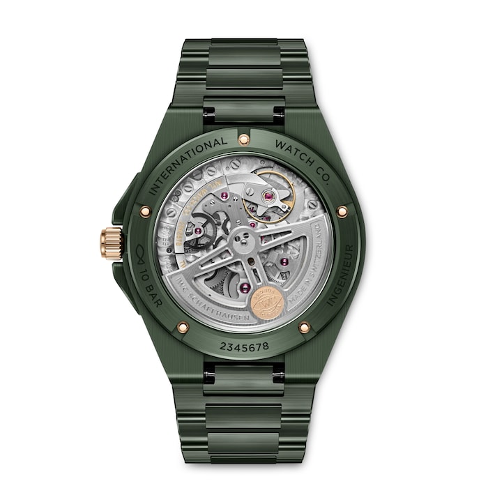 IWC Ingenieur Automatic 42mm Mens Watch Green