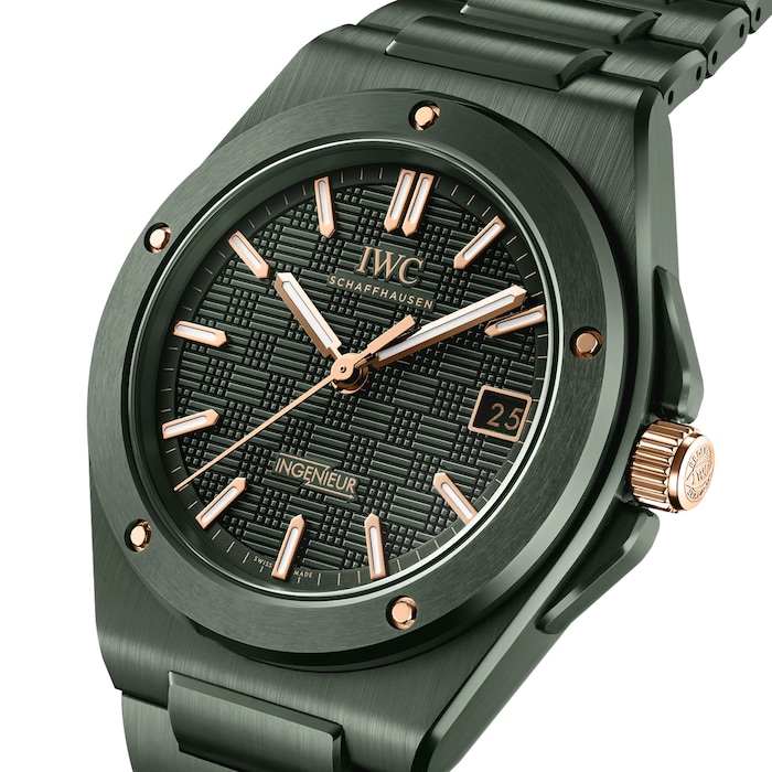 IWC Ingenieur Automatic 42mm Mens Watch Green